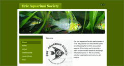 Desktop Screenshot of erieaquariumsociety.com